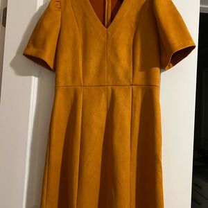 Elegant Mustard Dress
